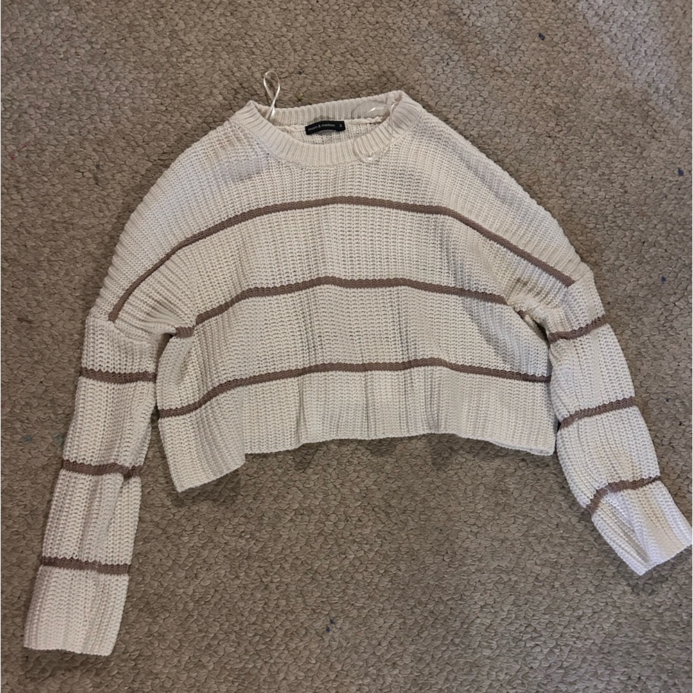 Striped moon & madison sweater